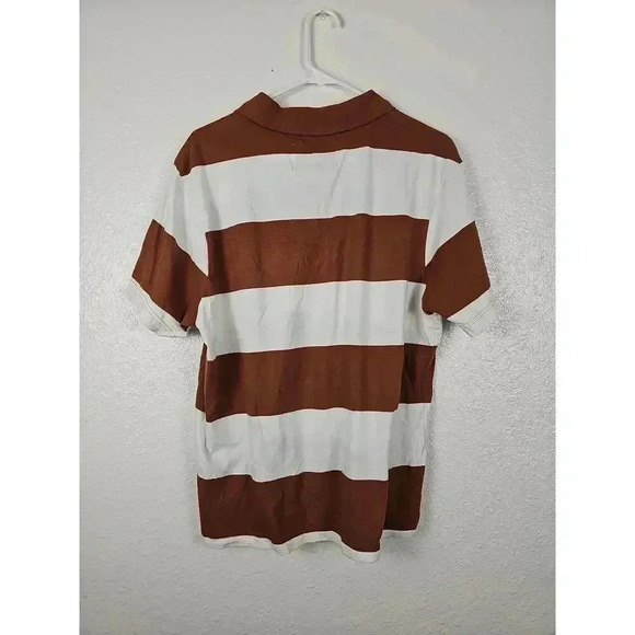 Pacsun Mens Land Rover Striped Polo Shirt Short Sleeve Small - Picture 3 of 8
